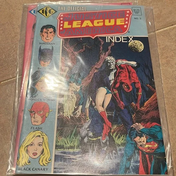 1986 The Official Justice League of America Index #1-4 - Picture 4 of 5
